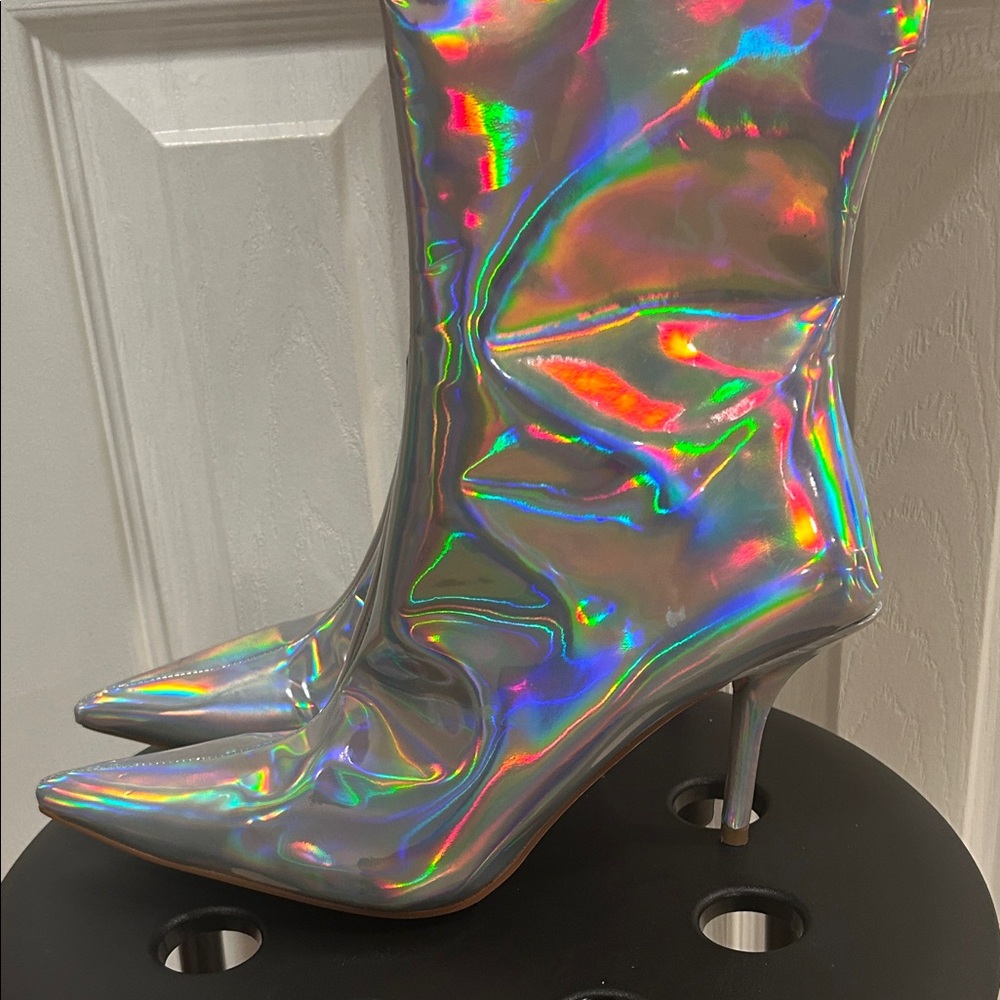 Iridescent Boots Size 7